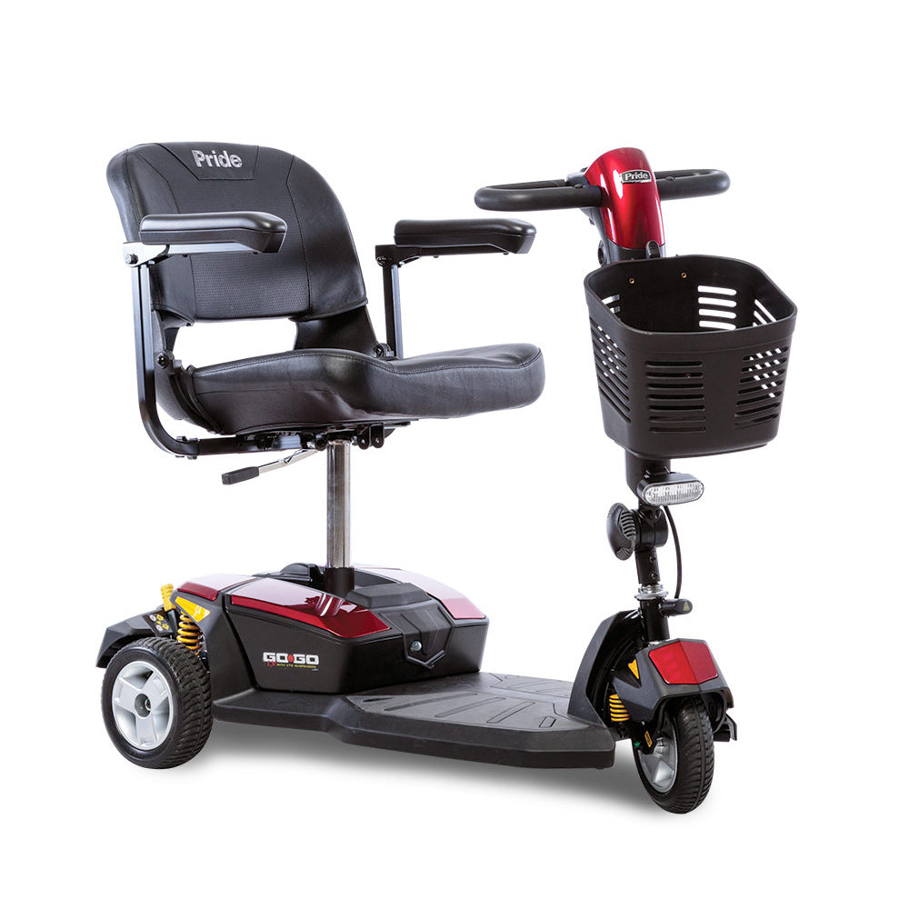 Pride Mobility Advanced Suspension Go-Go LX Mobility Scooter with CTS