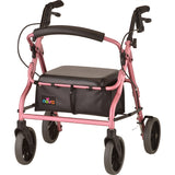 NOVA Adjustable Rollator |18”, 20”, 22”, 24” with 8" Wheels & Feather Touch Brakes