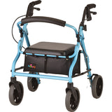 NOVA Adjustable Rollator |18”, 20”, 22”, 24” with 8" Wheels & Feather Touch Brakes