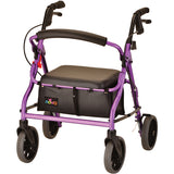 NOVA Adjustable Rollator |18”, 20”, 22”, 24” with 8" Wheels & Feather Touch Brakes