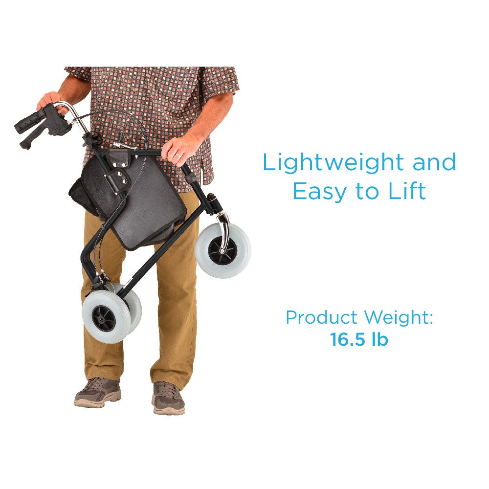 Traveler 3-Wheel Rolling Walker | Lightweight, Foldable & Easy to Use