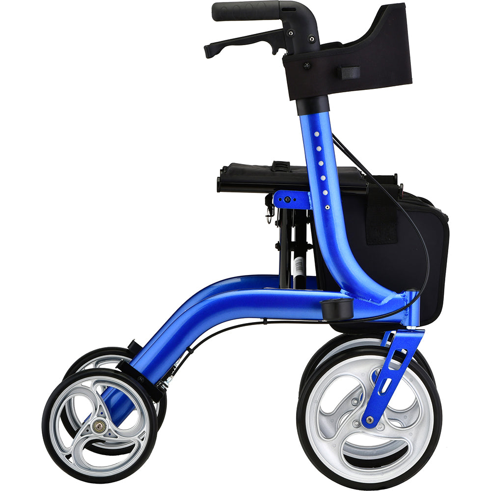 Nova Express Rollator 4328- Lightweight, Foldable Walker with Padded Seat Storage