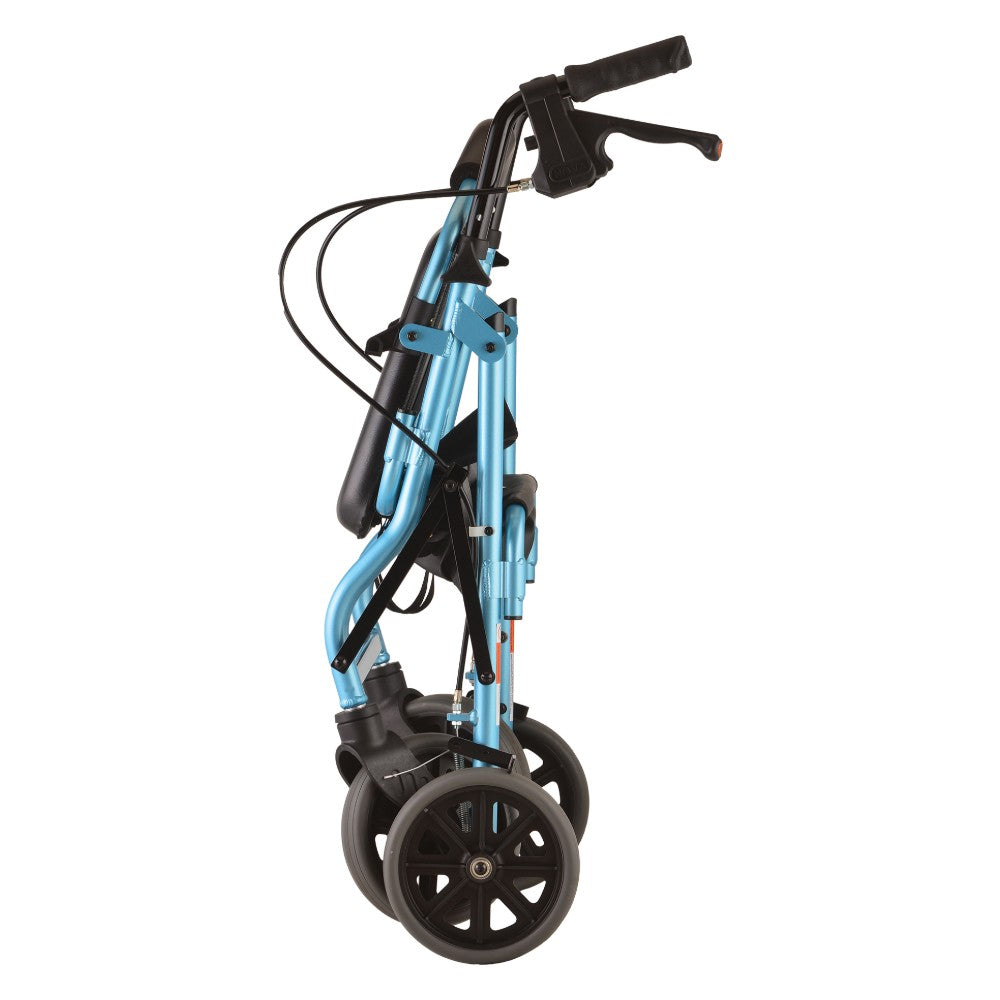 NOVA Adjustable Rollator |18”, 20”, 22”, 24” with 8" Wheels & Feather Touch Brakes