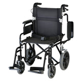 19" Lightweight Transport Chair with Swing Away Footrests - 352