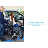 19" Lightweight Transport Chair with Swing Away Footrests - 352