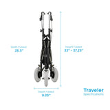 Traveler 3-Wheel Rolling Walker | Lightweight, Foldable & Easy to Use