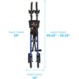 Phoenix Rise UP Rollator | Upright Posture, All-Terrain, Easy Fold