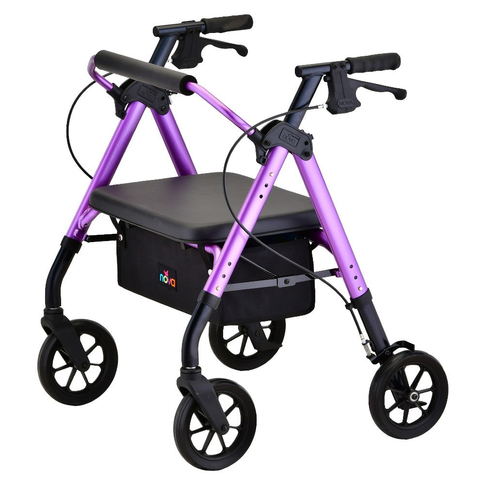 NOVA Heavy Duty Rollator | 450 lb Weight Capacity