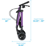 NOVA Heavy Duty Rollator | 450 lb Weight Capacity