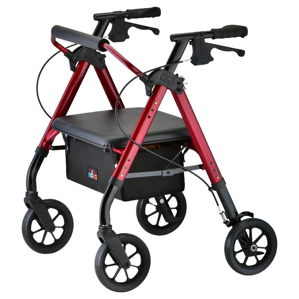 NOVA Heavy Duty Rollator | 450 lb Weight Capacity