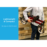Monarch Open & Fly Rollator | All-Terrain, Ultra Compact, Easy Fold