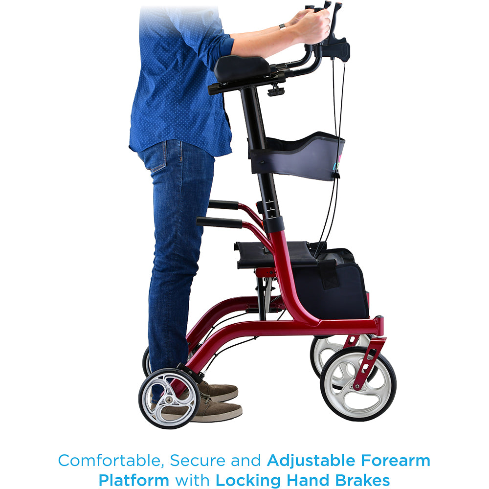 Phoenix Rise UP Rollator | Upright Posture, All-Terrain, Easy Fold