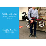 Dragon Rise UP Rollator | Upright Mobility, Foldable, All-Terrain Wheels