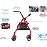 Cruiser Classic Rolling Walker 4200CRD