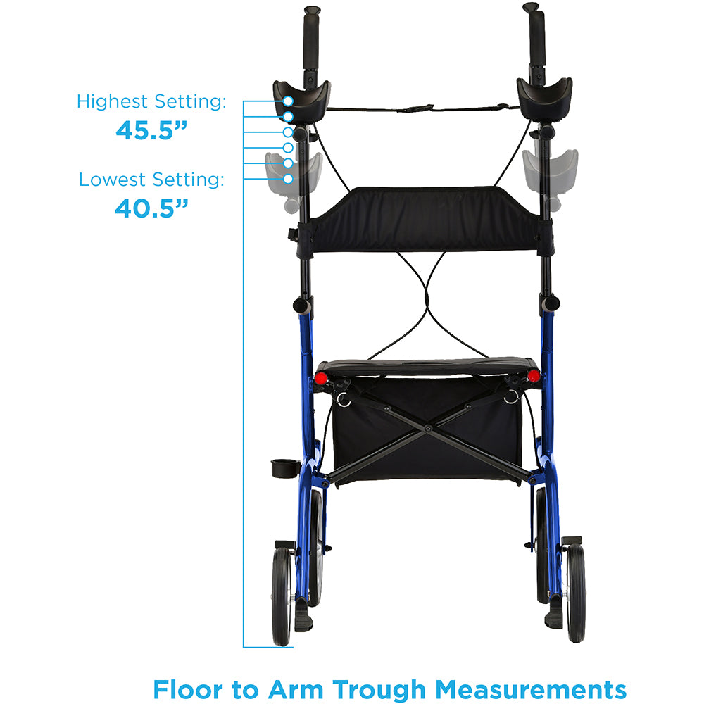 Phoenix Rise UP Rollator | Upright Posture, All-Terrain, Easy Fold
