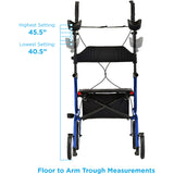 Phoenix Rise UP Rollator | Upright Posture, All-Terrain, Easy Fold