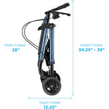 NOVA Heavy Duty Rollator | 450 lb Weight Capacity