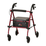 Nova Journey Rolling Walker - Steel Frame, Seat & Storage