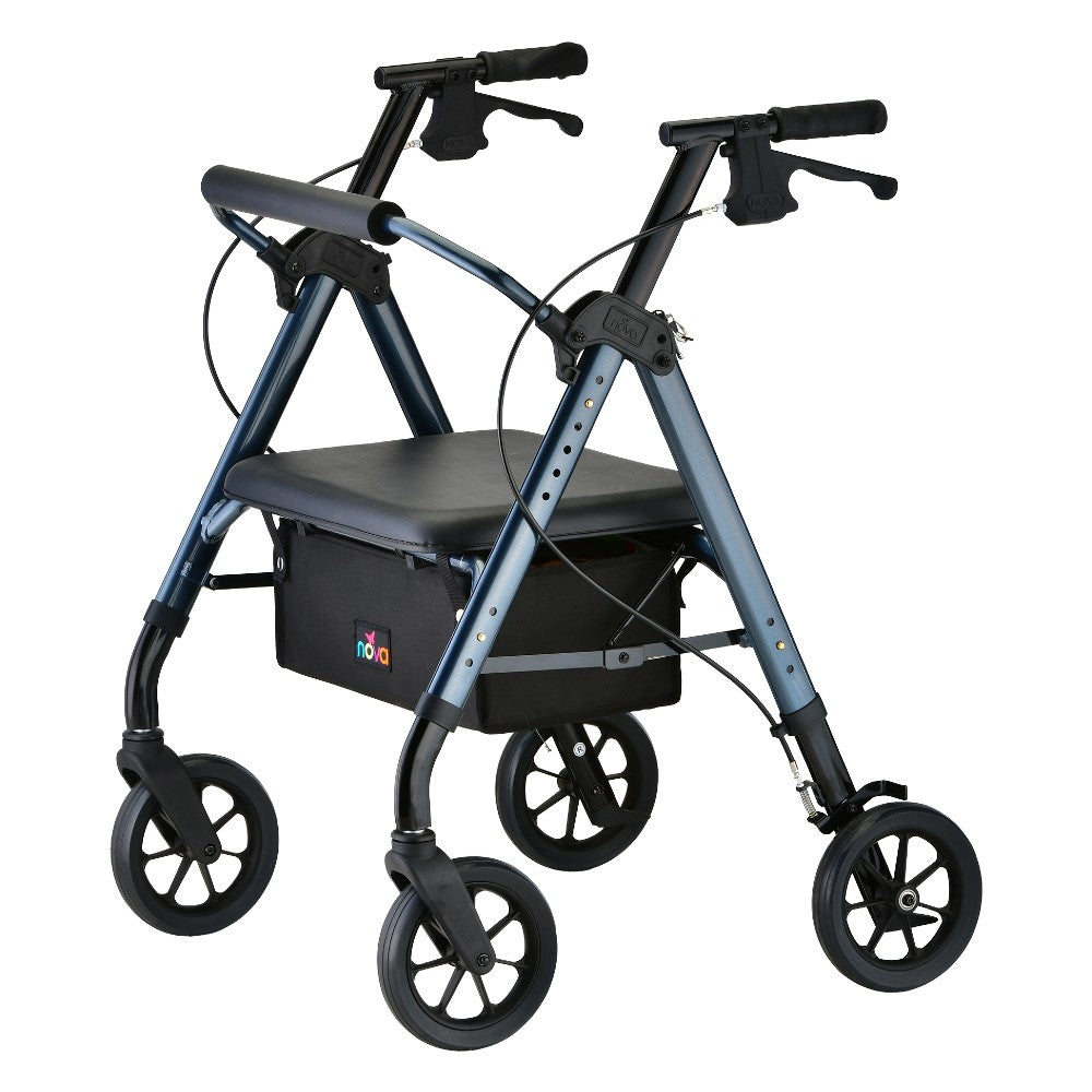 NOVA Heavy Duty Rollator | 450 lb Weight Capacity