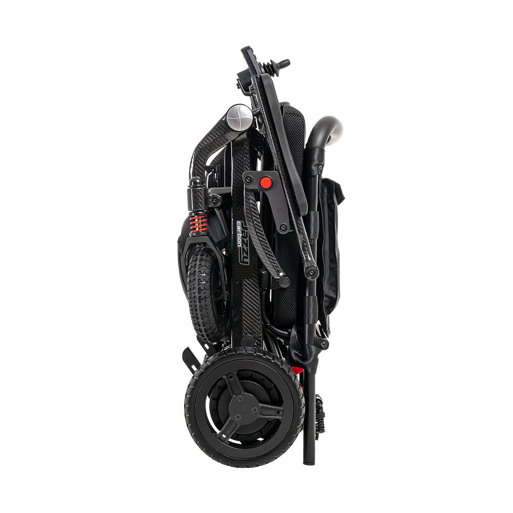 Pride Jazzy Carbon Folding Power Chair | Lightweight & Travel-Ready