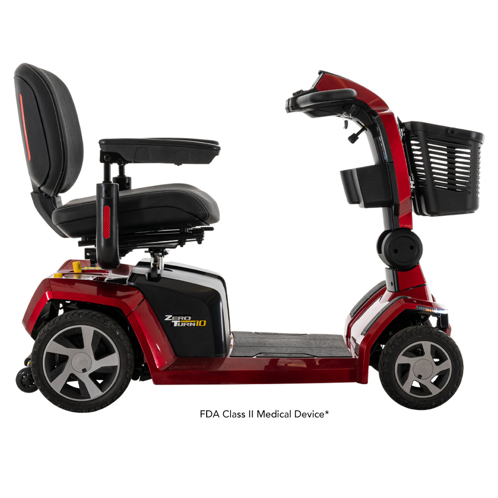 Pride Mobility Zero Turn 10 Scooter with iTurn Technology and CTS Suspension