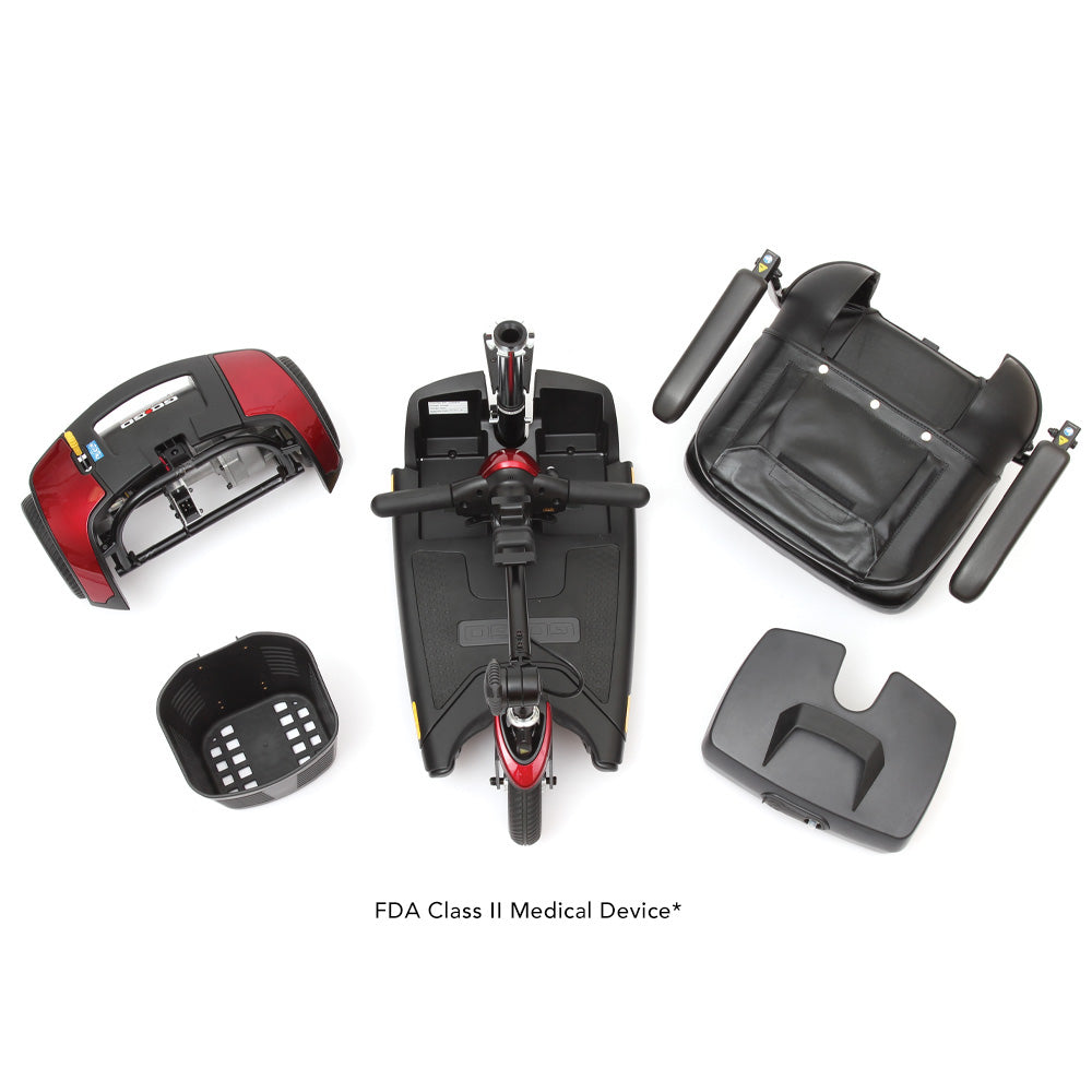 Pride Mobility Compact Go-Go Sport 3-Wheel Scooter with Easy Disassembly