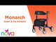 Monarch Open & Fly Rollator | All-Terrain, Ultra Compact, Easy Fold