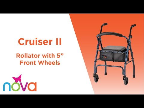 Premium Rolling Walker - Cruiser II with Lock n' Load Feature