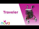 Traveler 3-Wheel Rolling Walker | Lightweight, Foldable & Easy to Use