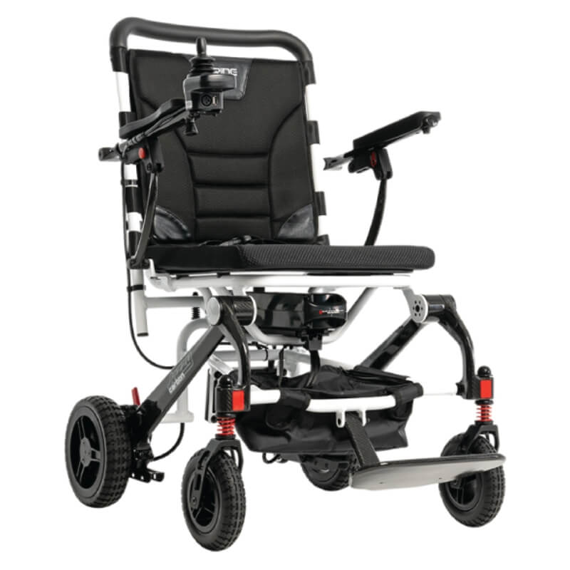 Pride Jazzy Carbon Folding Power Chair | Lightweight & Travel-Ready
